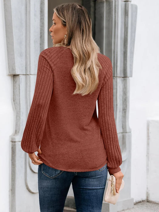 AUTOMET Womens Long Sleeve Shirts Tops Sweaters Casual Crew Neck Fall Outfits Clothes 2025 Fashion Winter Clothing