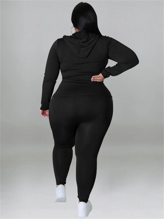 Wmstar Plus Size Two Piece Outfits Women